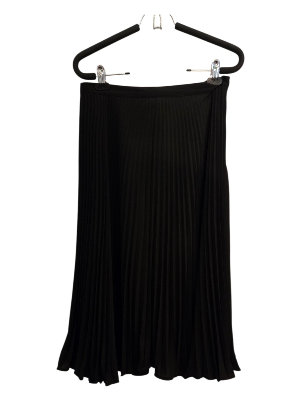Calvin Klein Black Midi Pleaded Skirt Sz 6